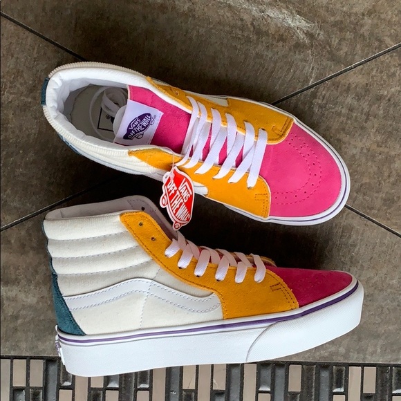 VANS SK8-Hi PLATFORM 2 MINI CORD Multi/Tr Wht WMNS - Picture 2 of 16